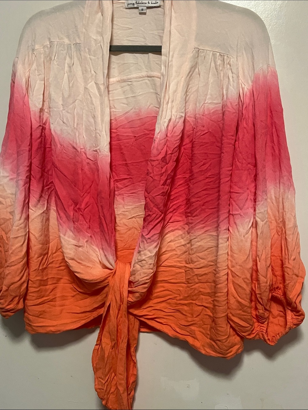 Young Fabulous & Broke Blush Pink Lightweight Top